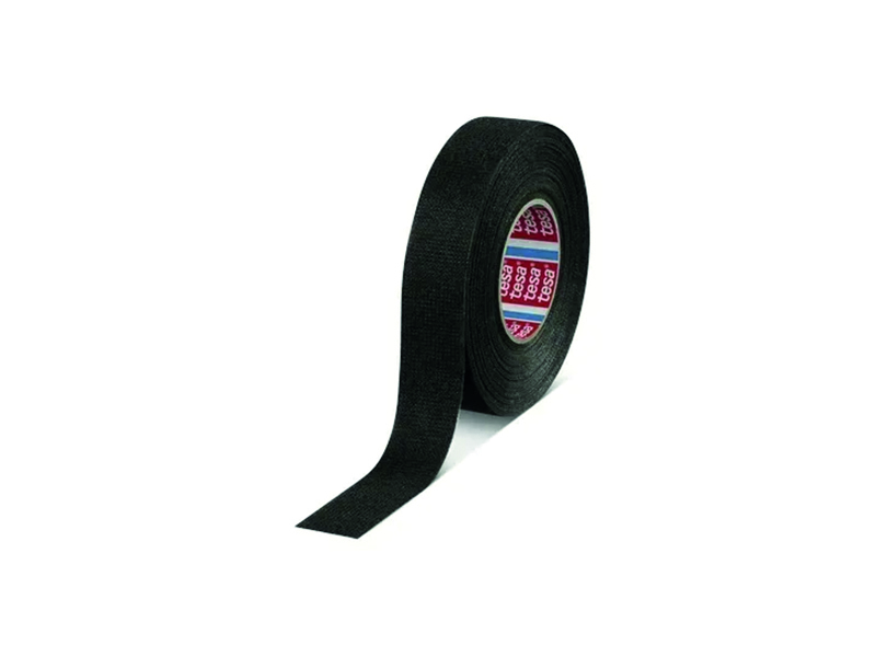 De Rosa Afplaktape - Kabelweefselband zwart 19 mm x 25 mtr