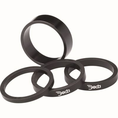 KIT ALLOY SPACER, 10MM , 1 SET = 10 PCS,  1"1/8, BLACK MATT,