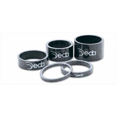 KIT CARBON UD SPACER, 3MM , 1 SET = 10 PCS,  1"1/8, w/o logo