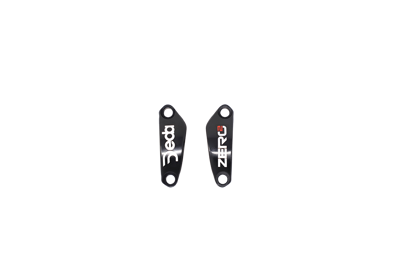 FACEPLATE ZERO2 STEM 2-PIECE / Frontalino  SB BLACK anodized