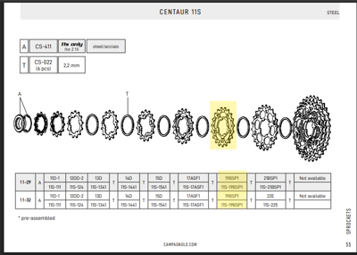 Z 19B sprocket