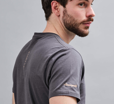 Campagnolo T-SHIRT MAN LOGO - DARK GREY - Size 2XL