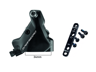 SR 13s 140 caliper w hose + oil + Front adapter and bolts (AC21-DBADF )- Ti