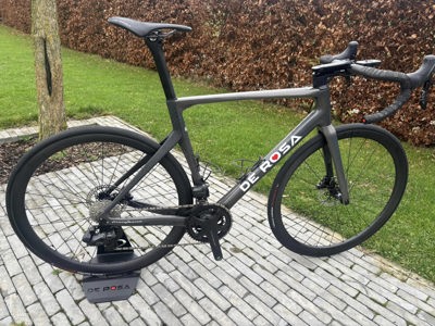 SETTANTA DB - Custom Paint - Frameset [L] Dark Rainbow WHITE DECALS