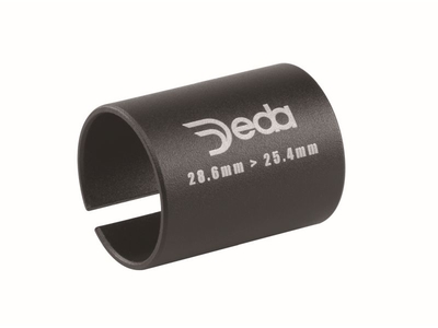STEM SLEEVE ADAPTER 28.6 mm > 25.4 mm,  BLACK