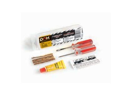 SPECIAL REPAIR KIT FOR TUBELESS. 5 seal / rubber, 2 tools, 1