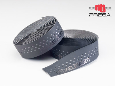 PRESA TAPE , NASTRO, BLACK/GREY,  double layer, perforated