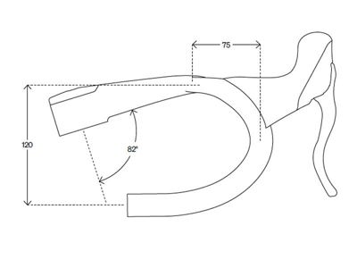 Deda Elementi ALANERA RS integrated handlebar, 90x38, RHM-EVO, full carbon