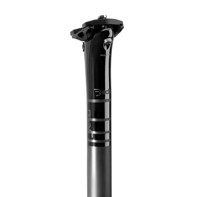 Deda Elementi RS 0, seatpost, carbon, Ø27.2x400mm, setback 0mm, POB, bolts