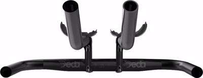 Deda Elementi CRONONERO EVO alloy basebar + J-bend extensions, 42cm width,