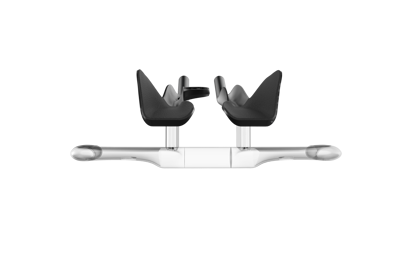 Deda Elementi JET ONE CLIP-ON, complete set, size M (370mm), with bridge &