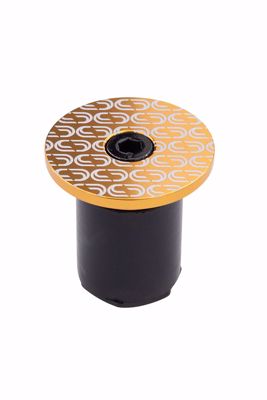 LOOP END-PLUG / TAPPO MANUBRIO, GOLD anodized, expander sy