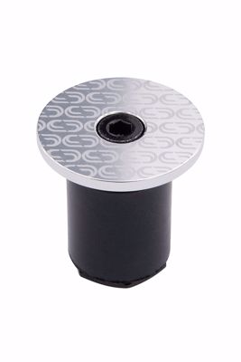 LOOP END-PLUG / TAPPO MANUBRIO, SILVER anodized, expander
