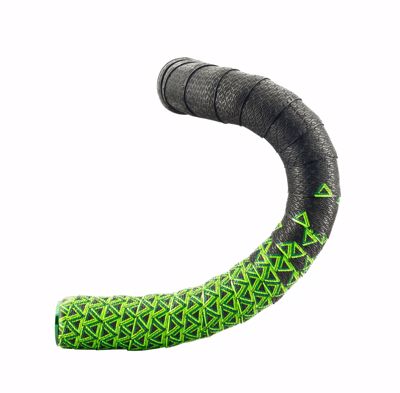 LOOP TAPE , NASTRO, BLACK/GREEN, Deda logo texture, double l