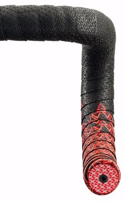 Deda Elementi LOOP TAPE , NASTRO, BLACK/RED, Deda logo texture, double lay