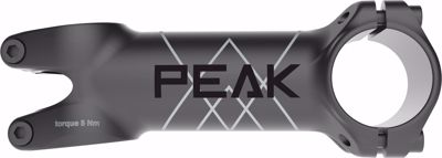 MUD PEAK stem 60mm, AL6061, black anodized, 84° (-6°), chrom