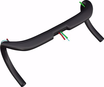 Deda Elementi SUPERZERO DCR Carbon aero h-bar, 31.7, 46cm, POB finish, w/D
