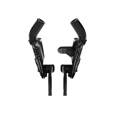 Deda Elementi FastPro extensions set, carbon, Ø31.7mm h-bar, 410mm length
