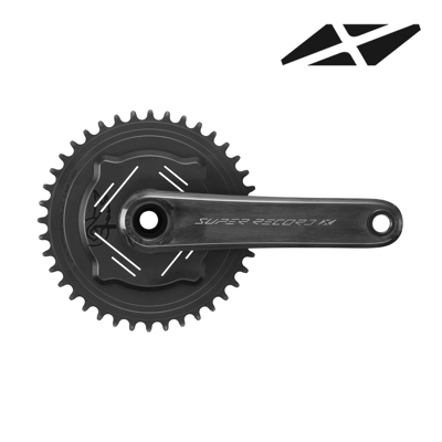 170mm - SRX Crankarm set - 1x13s ( Steel / 47,5mm WIDE chainline )