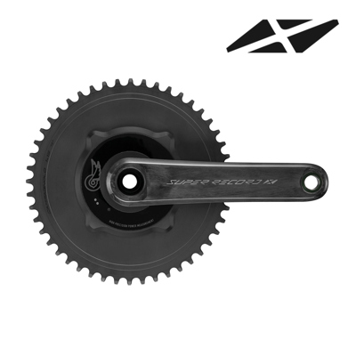 175mm - SRX PWM Crankarm set  -  1x13s ( Steel / 47,5mm WIDE chainline )