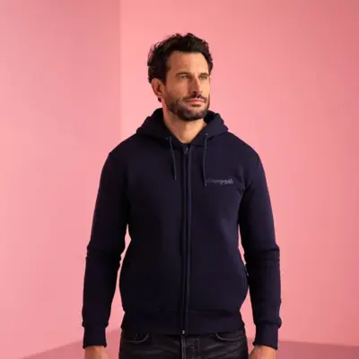 Campagnolo Hoodie Sweatshirt logo blue unisex XS