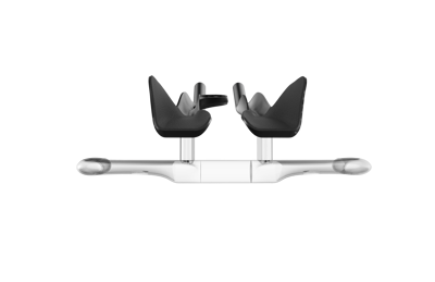 Deda Elementi JET TWO CLIP-ON, carbon extensions only, size S (340mm), w/o bridge spacers