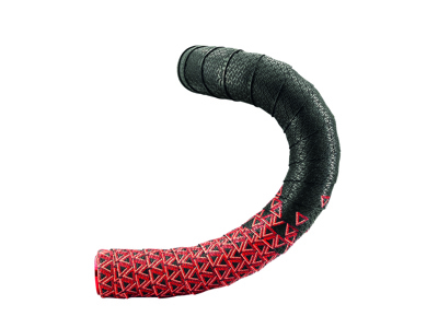 LOOP TAPE , NASTRO, BLACK/RED, Deda logo texture, double lay