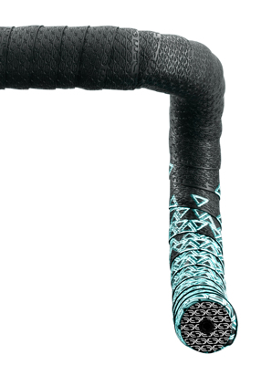 Deda Elementi LOOP TAPE , NASTRO, BLACK/CELESTE, Deda logo texture, double