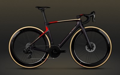 De Rosa MERAK - Race Palla di Fuoco / Burgundi - Frameset
