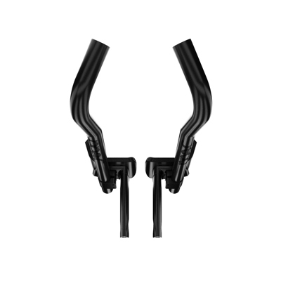 Deda Elementi Parabolica Pro, extensions, aluminium 6061, Ø31.7mm handlebar, 385mm lengt