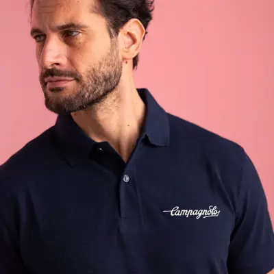 Campagnolo Polo embroidered logo unisex BL L