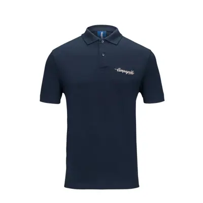 Campagnolo Polo embroidered logo unisex BL L