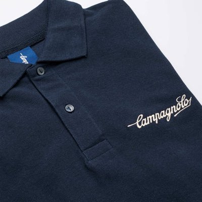 Campagnolo Polo embroidered logo unisex BL L