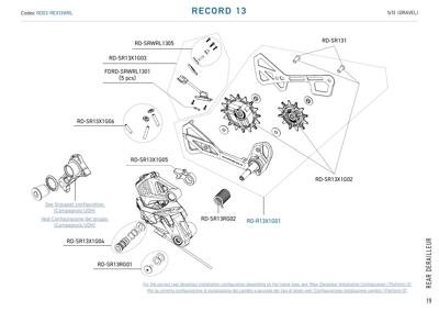 Campagnolo REX WRL 13s rear derailleur