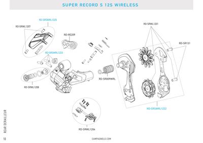 Campagnolo SUPER RECORD S WL 12s rear derailleur
