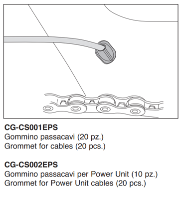 Campagnolo CG-CS002EPS - EPS Power Unit cables rubber grommets - LOS