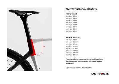 De Rosa DE ROSA EXPANDER ZADELPEN - SETTANTA - SC-R908-1
