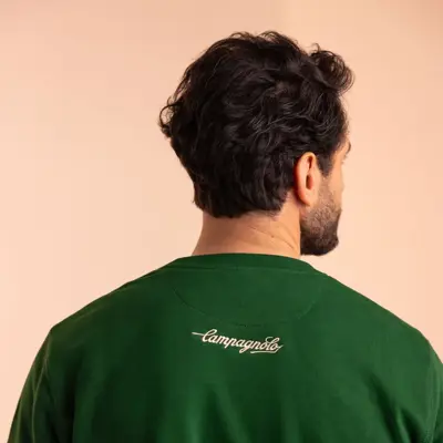 Campagnolo Sweatshirt logo green unisex - M