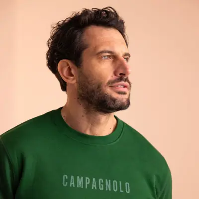 Campagnolo Sweatshirt logo green unisex - M