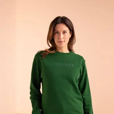 Campagnolo Sweatshirt logo green unisex - XS